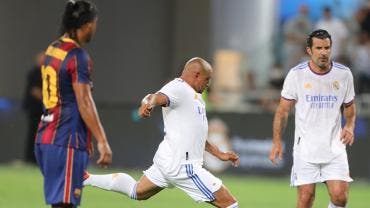 Real Madrid gana al Barça espectacular 'clásico' entre leyendas en Israel