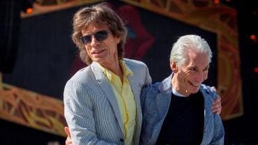 Mick Jagger y Charlie Watts