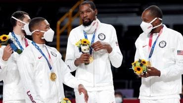 Kevin Durant lidera equipo ideal del basquetbol masculino de Tokio 2020