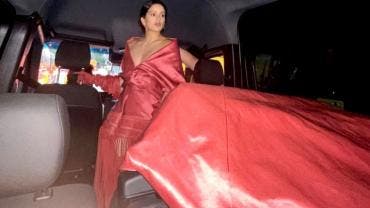 Rosalía en su llegada a la gala del Met.