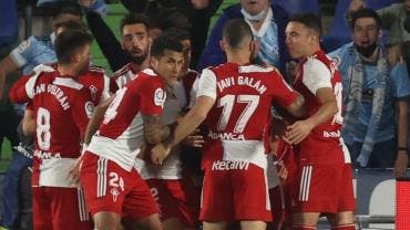 Néstor Araujo tiene minutos en la goleada del Celta de Vigo sobre Getafe