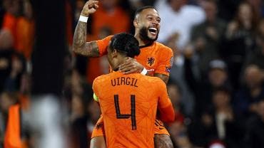 Memphis Depay sigue en forma y guía triunfo de Holanda ante Gibraltar