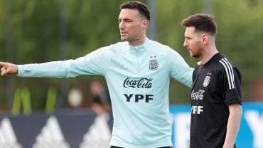 Scaloni confirma titularidad de Messi con Argentina para enfrentar a Brasil