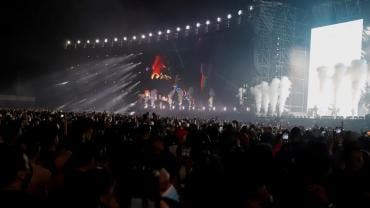 Concierto de dos días 'P FKN R' del puertorriqueño Bad Bunny en el estadio Hiram Bithorn en San Juan, Puerto Rico. 