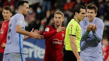 Osasuna rescata empate ante Barcelona y alarga la crisis blaugrana