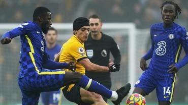 Wolves y Raúl Jiménez empatan contra un Chelsea con bajas por Covid-19