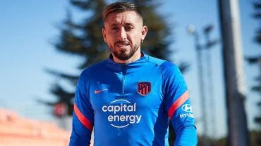 Héctor Herrera es duda para visita del Atlético a Manchester City en Champions