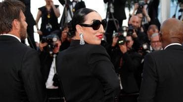 Rossy de Palma en la alfombra inaugural de Cannes.