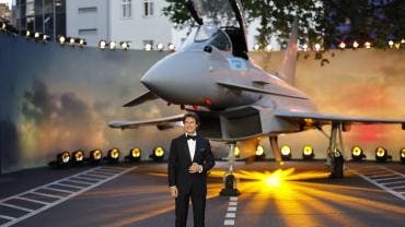 El actor estadounidense Tom Cruise, en el estreno del filme 'Top Gun: Maverick'.