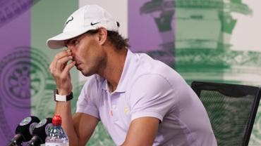 Rafael Nadal se retira de Wimbledon y estará tres o cuatro semanas fuera
