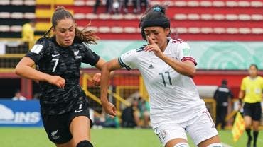 México empata con Nueva Zelanda en su presentación en el Mundial Femenil Sub 20