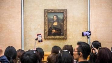 Mona Lisa sopa Da Vinci Louvre Gioconda