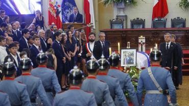 Realizan funeral de Estado a Sebastián Piñera en Chile