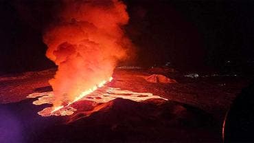 Nueva erupción volcánica en Islandia