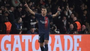 Mbappé anotó a la Real Sociedad