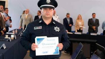 Reconocimientos a policías en Huixquilucan