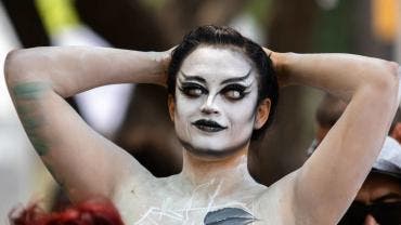 Mega Body Paint Mexico Angel Independencia