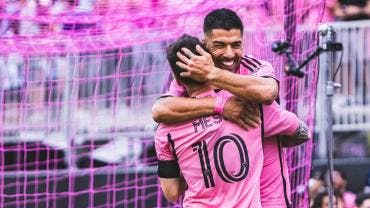 Messi y Luis Suárez