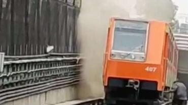 Metro Coyuya incendio Linea 8