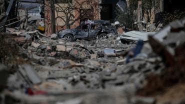 Bombardeo en Gaza