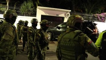 Asalto a Embajada de México en Ecuador