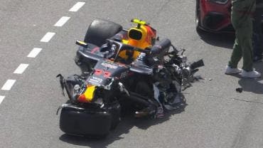 Checo Perez GP Monaco accidente
