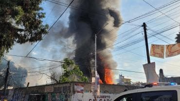 incendio La Conchita Tlahuac