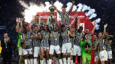 Juventus campeón de la Copa de Italia