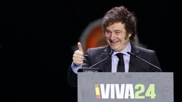 Milei esposa Pedro Sanchez socialismo