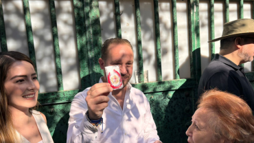 Santiago taboada va a votar