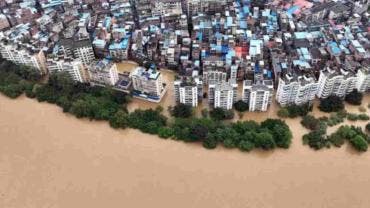  Lluvias e inundaciones en China dejan al menos 2 muertos y 5 desaparecidos