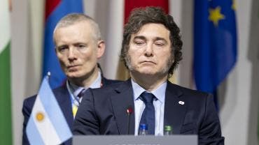 Javier Milei Pedro Sanchez cobarde Nicolas Maduro