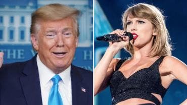 Taylor Swift bonita Trump