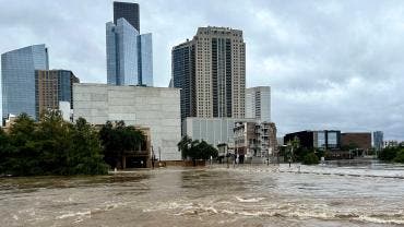 Beryl paso por Houston