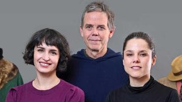 Fotografía cedida por Amazon Prime Video de Francisca Alegría, Fernanda Urrejola y Andrés Wood. La novela 'La casa de los espíritus'