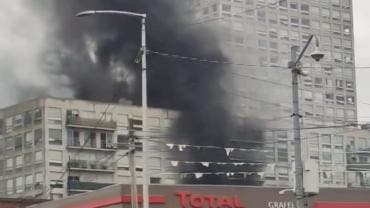 colonia Del Gas Azcapotzalco edificio incendio