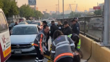 motociclista es arrollada