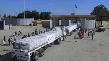 Ucrania envía un cargamento de mil toneladas de harina a Gaza