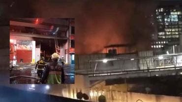 Fuego en Centro Histórico