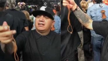 Fan esparce cenizas de su amigo en concierto de Caifanes