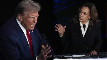 La vicepresidenta de Estados Unidos y candidata demócrata, Kamala Harris, ganó impulso en la carrera electoral tras imponerse con facilidad en el debate presidencial  (Foto: EFE)