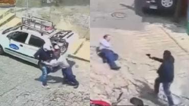 (video) Balean a trabajador de Telmex tras intentar frustrar asalto en Naucalpan