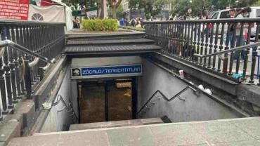 Metro CDMX: cierran estación Zócalo hasta nuevo aviso