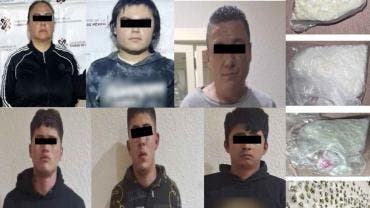Caen 6 en cateo en la Cuauhtémoc e Iztapalapa en posesión de varias dosis de droga