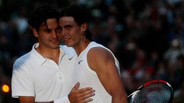 Federer se despide de Nadal