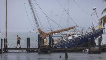 Florida antes del impacto de Milton