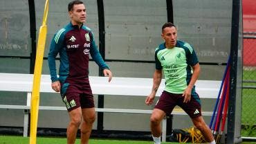 Rafa Márquez y Andrés Guardado