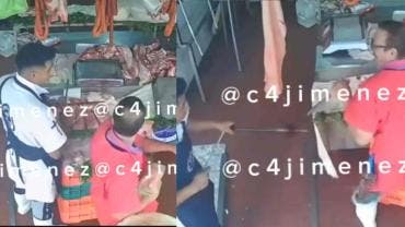 (video) empleado de carnicería apuñala a su compañero en Tlalnepantla