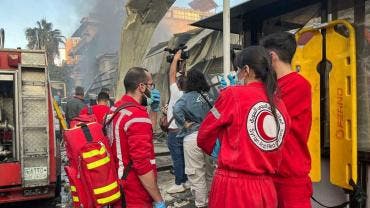 Bombardeo israelí en Damasco