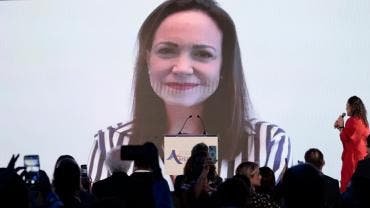 Machado urge a la justicia internacional a actuar en Venezuela